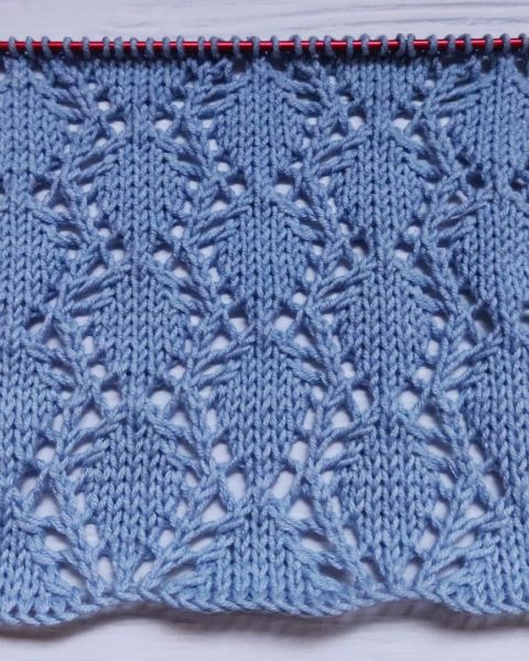 Leaves Stitch Knitting Pattern