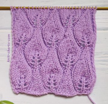 Leaf Stitch Knitting Pattern