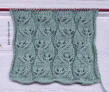 Leaf Stitch Knitting Pattern