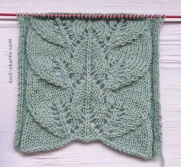 Leaf Stitch Knitting Pattern