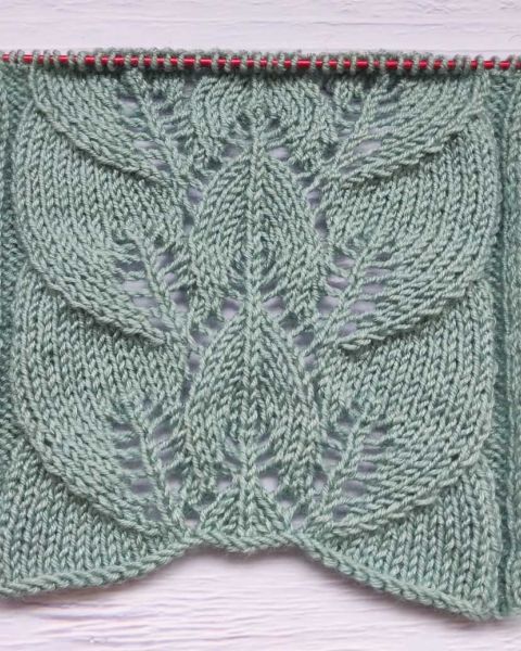 Leaf Stitch Knitting Pattern