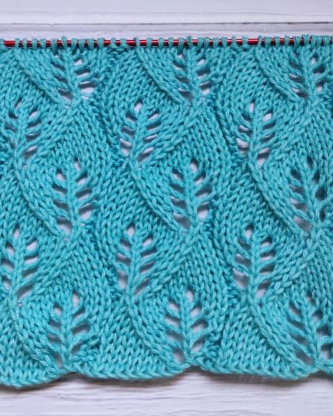 Leaves Stitch Knitting Pattern
