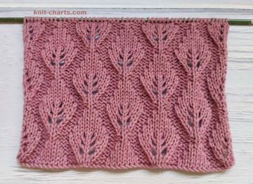 Leaf Stitch Knitting Pattern
