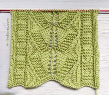 Leaf Stitch Knitting Pattern