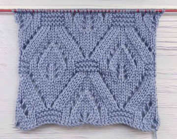 Leaf Stitch Knitting Pattern