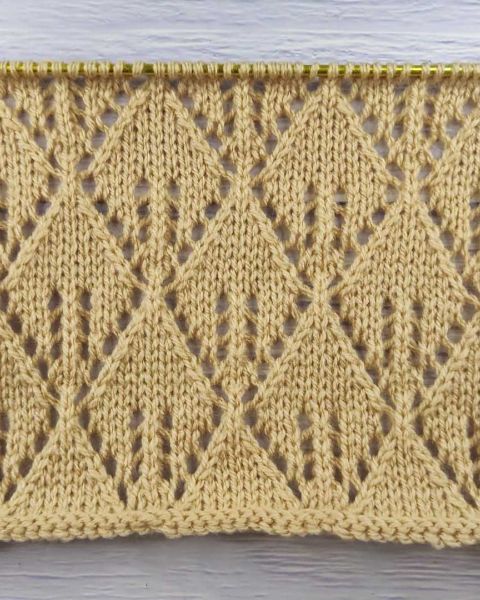 Leaf Stitch Knitting Pattern
