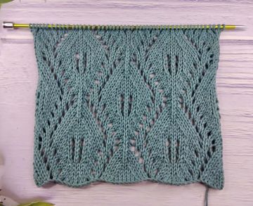 Leaf Stitch Knitting Pattern