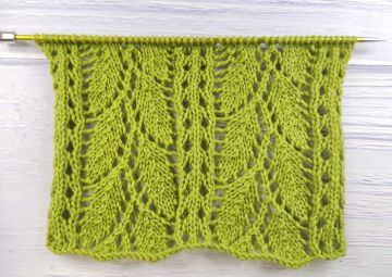 Leaf Stitch Knitting Pattern