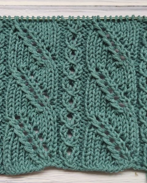 Leaf Stitch Knitting Pattern