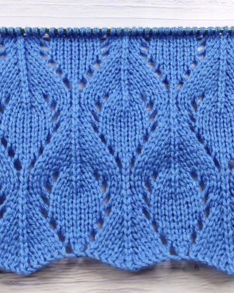 Leaf Stitch Knitting Pattern