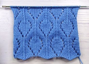 Leaf Stitch Knitting Pattern