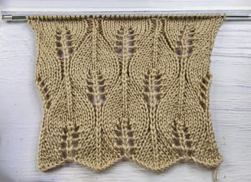 Leaf Stitch Knitting Pattern