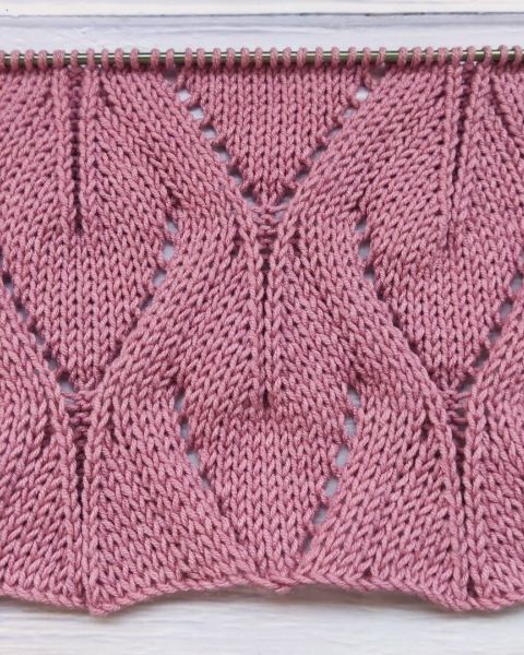 Leaf Stitch Knitting Pattern