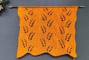 Leaf Stitch Knitting Pattern