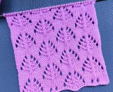 Leaves Stitch Knitting Pattern