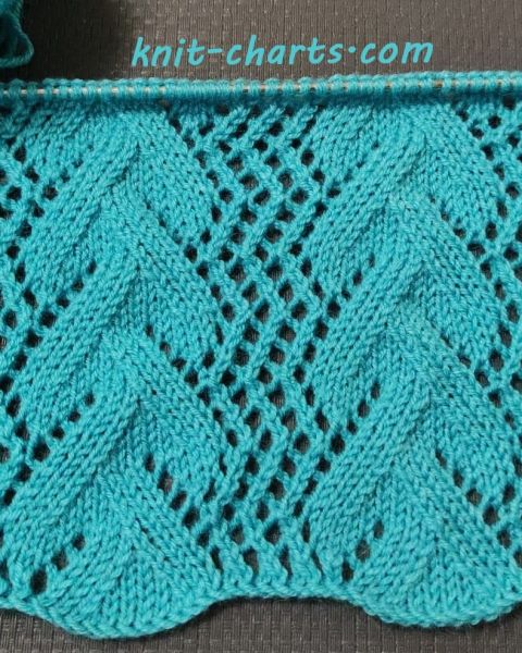 Leaves Stitch Knitting Pattern