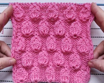 Leaf Stitch Knitting Pattern