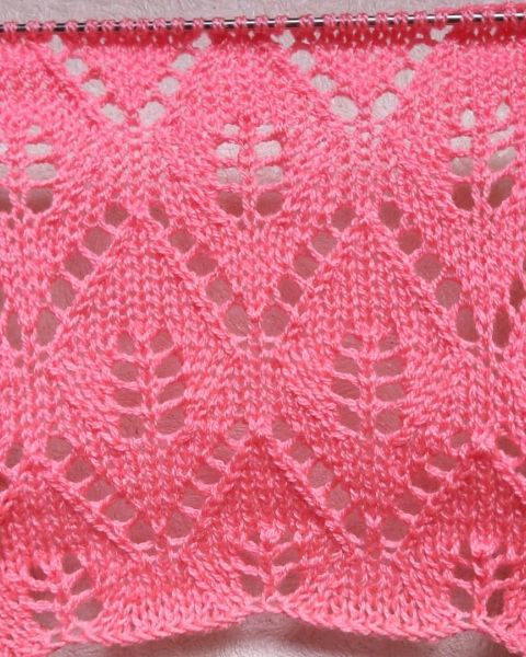 Leaves Stitch Knitting Pattern