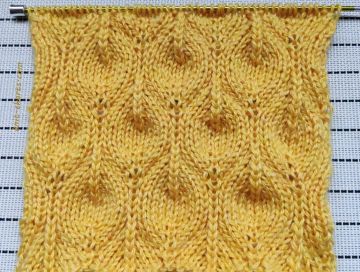 Leaves Stitch Knitting Pattern