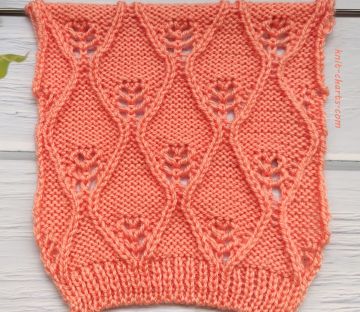 Leaves Stitch Knitting Pattern