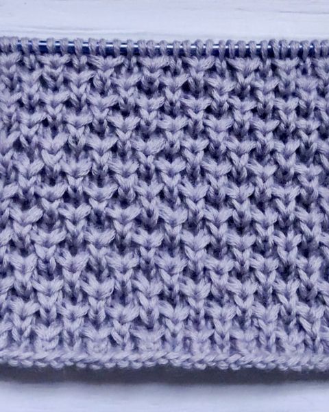 Dense Relief Stitch Knitting Pattern