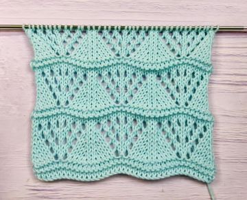 Wave Stitch Knitting Pattern