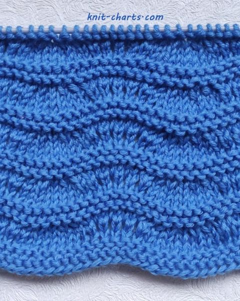 Wavy Stitch Knitting Pattern