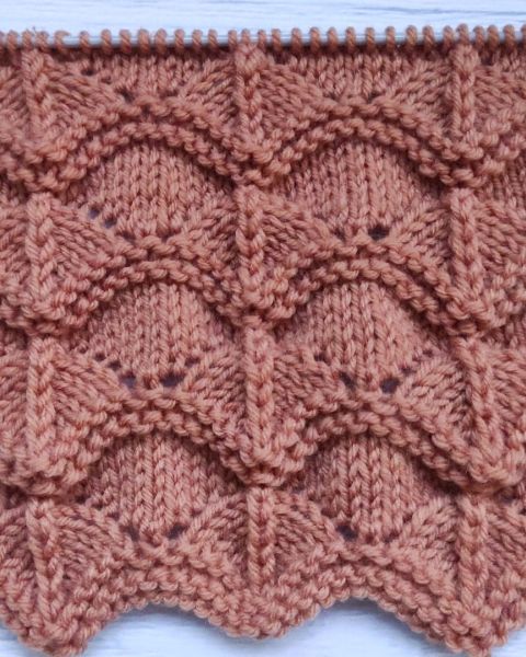 Wavy Stitch Knitting Pattern