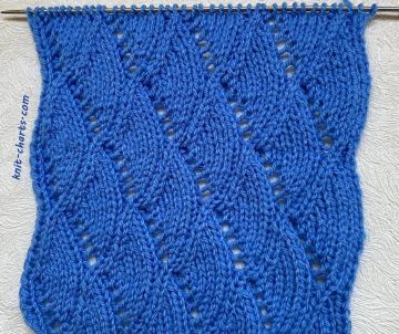 Wavy Stitch Knitting Pattern
