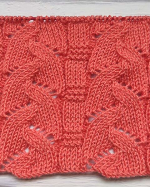 Lace Zigzag Stitch Knitting Pattern