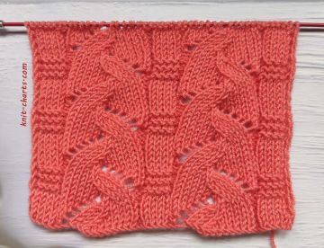 Lace Zigzag Stitch Knitting Pattern