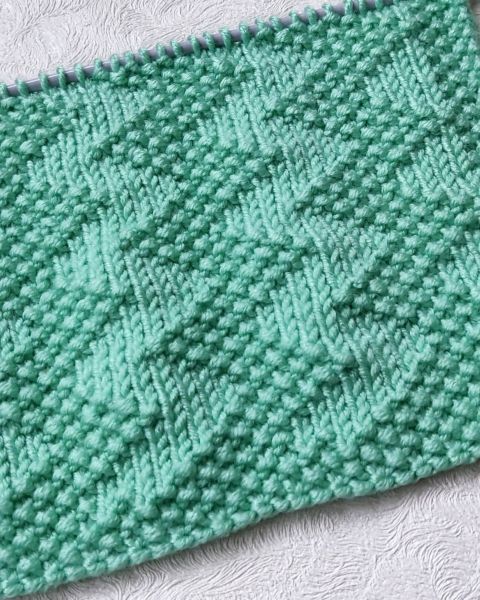 Zigzag Stitch Knitting Pattern