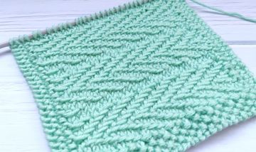 Zigzag Stitch Knitting Pattern