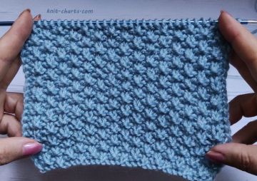 Easy Relief Knit Stitch
