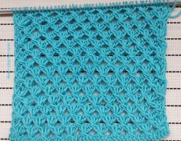 Mesh Stitch Knitting Pattern