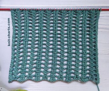 Mesh Stitch Knitting Pattern