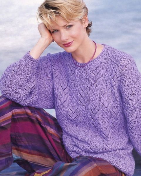 Lace Pattern Sweater