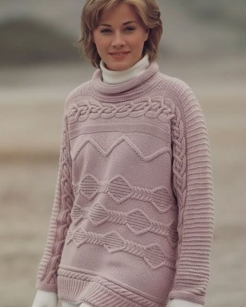 Sideways Knit Sweater