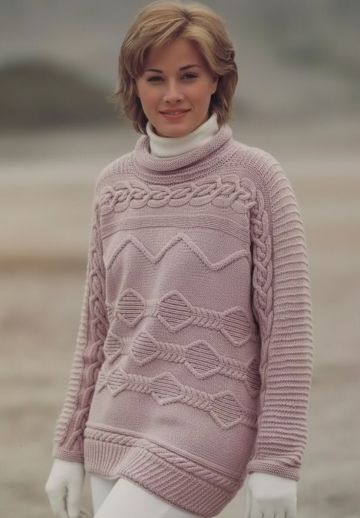 Sideways Knit Sweater