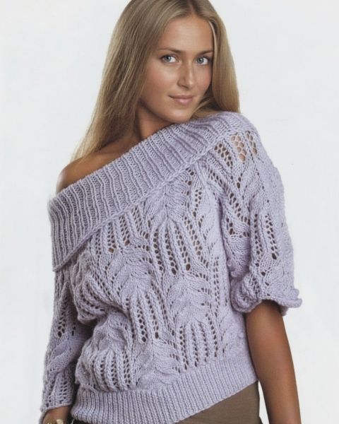 Raglan Lace Sweater
