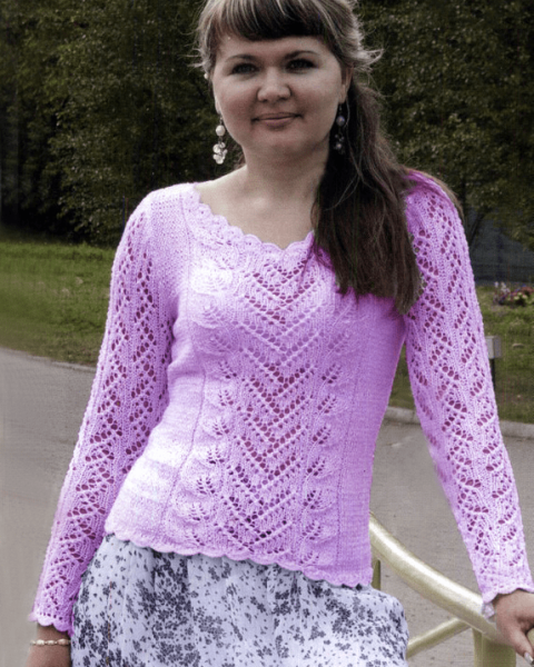 Leaf Lace Sweater