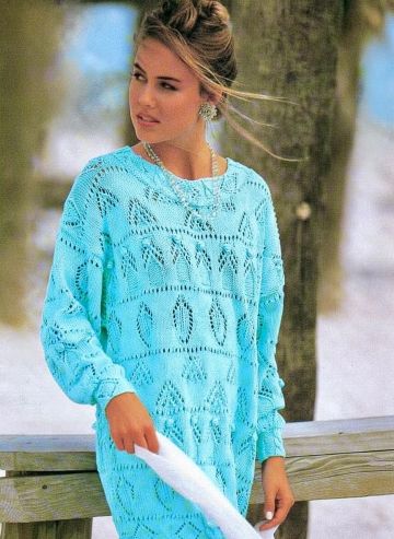 Long Lace Sweater