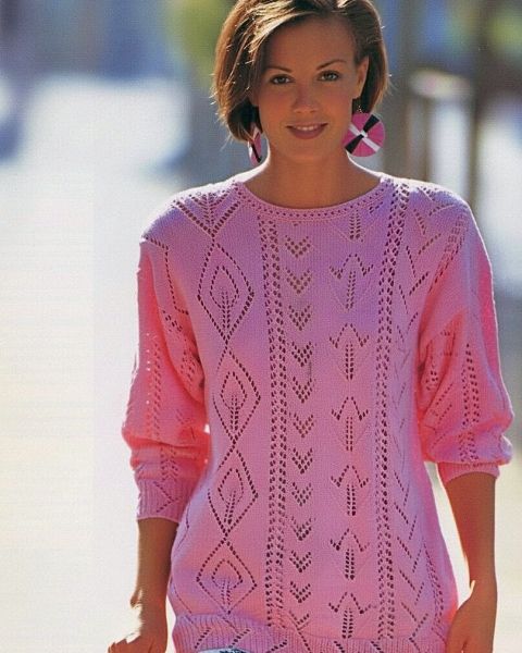 Sweater in Pattern Mix