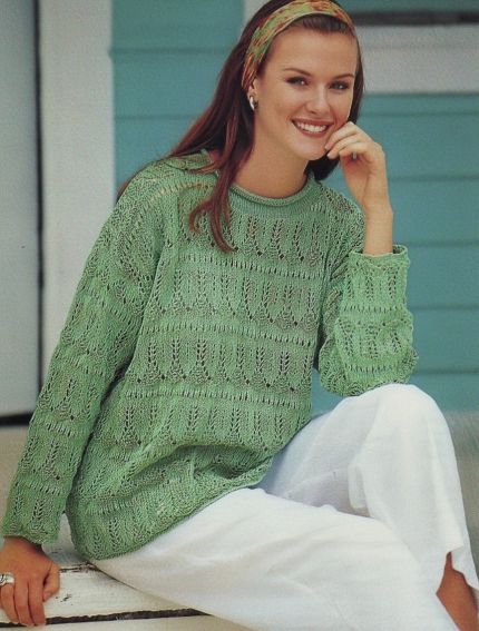 Summer Sweater in Lace Pattern
