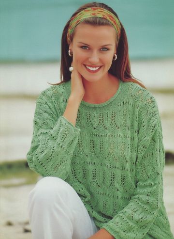 Summer Sweater in Lace Pattern