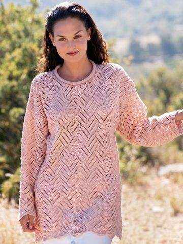 Lace Pattern Sweater