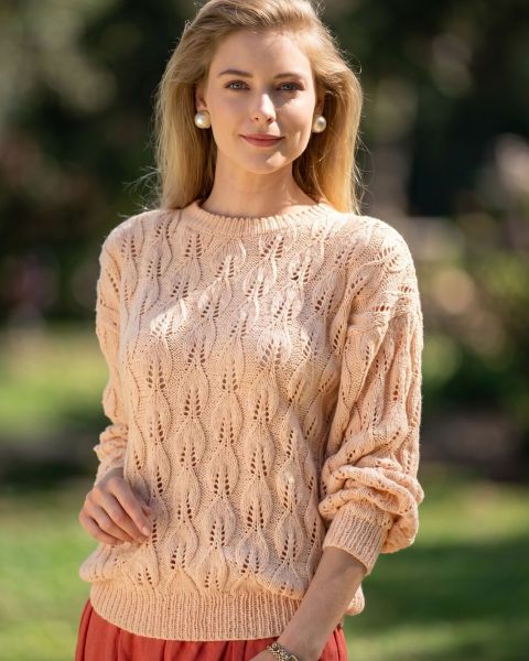 Leaf Stitch Sweater