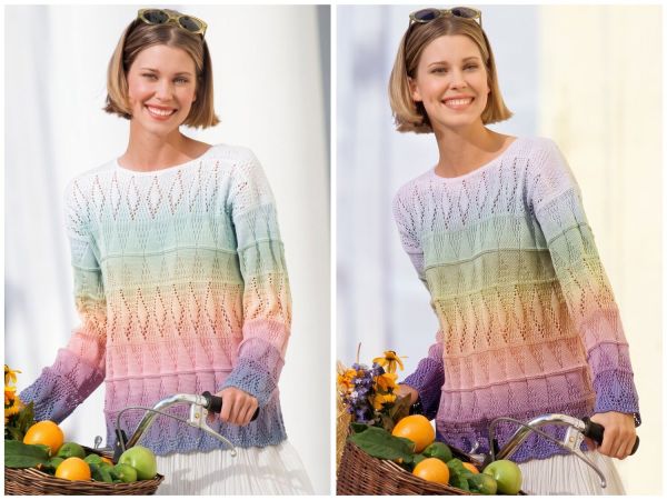 Pastel Lace Sweater