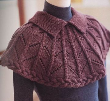 Tippet knitting