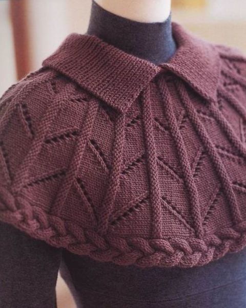 Tippet knitting